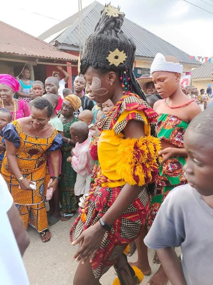 Traditional dancers at Odi Festival
